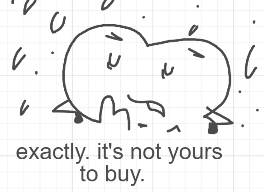 A panel from I've Been Everywhere, Man, episode nine of the Board Boards object show by Furretwalk/WalkingFurret.